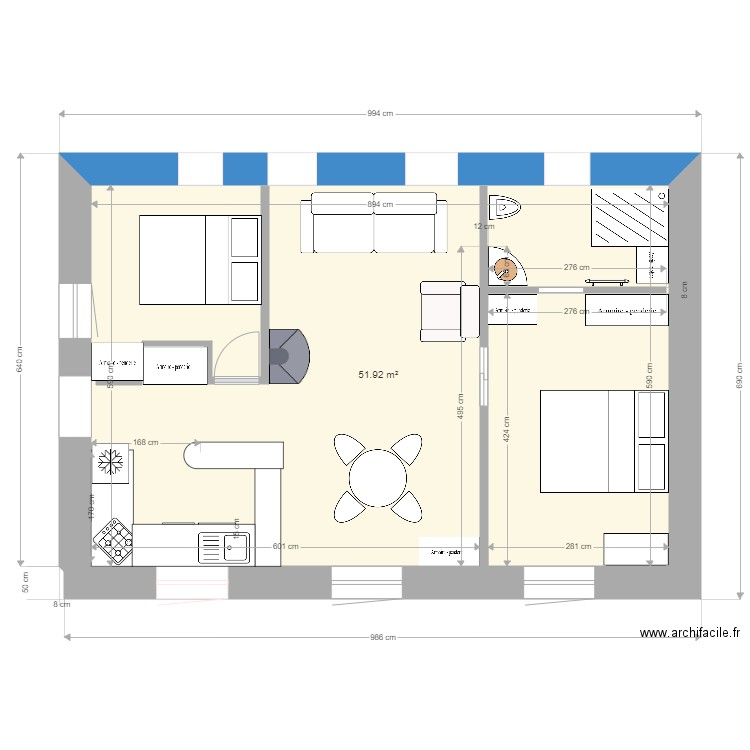 essais 4 B. Plan de 0 pièce et 0 m2