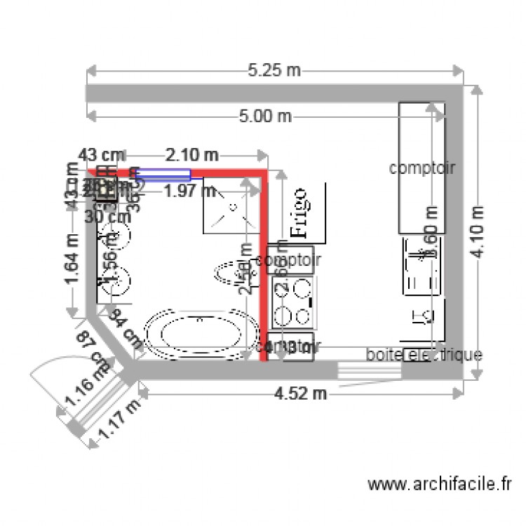 Option intéressante. Plan de 0 pièce et 0 m2