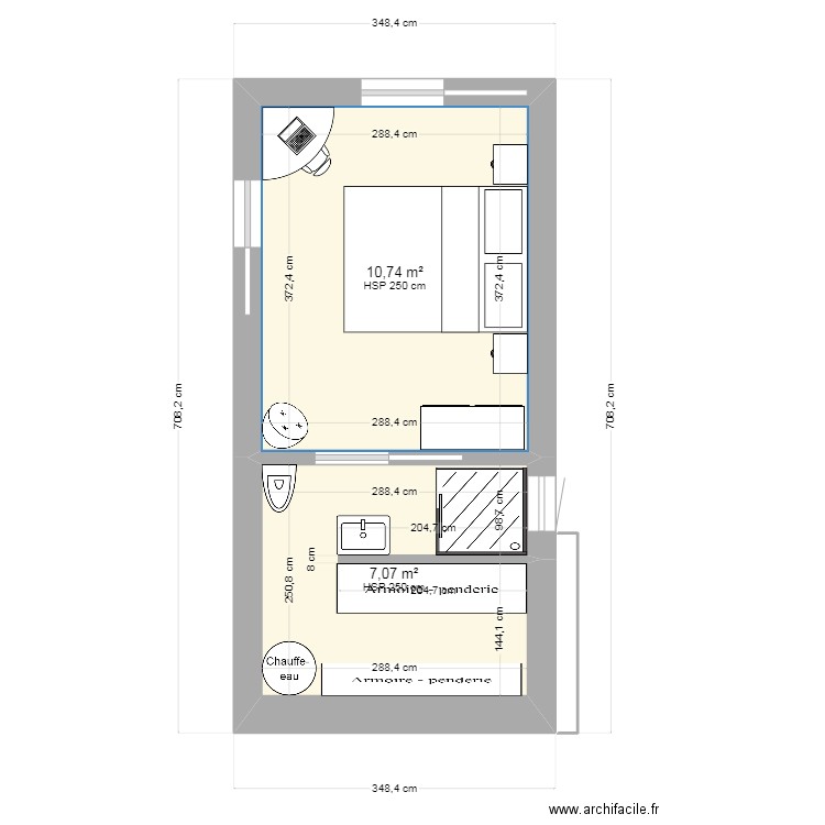 garage. Plan de 0 pièce et 0 m2