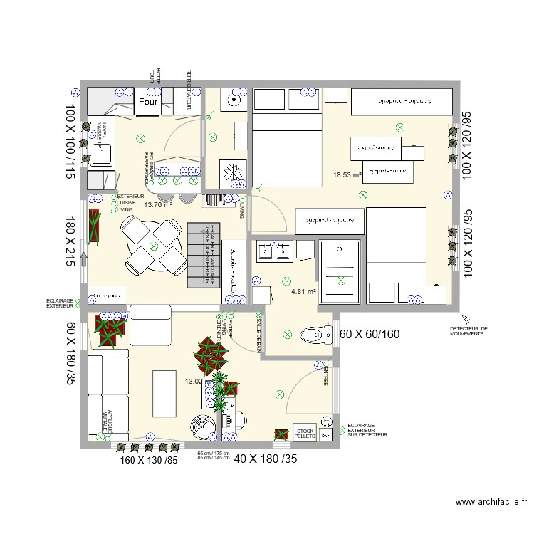 ECURIE BENOIT 1 F 11. Plan de 0 pièce et 0 m2