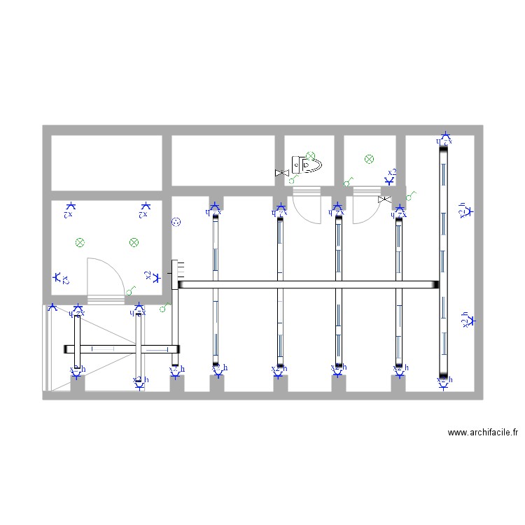 rachd. Plan de 0 pièce et 0 m2