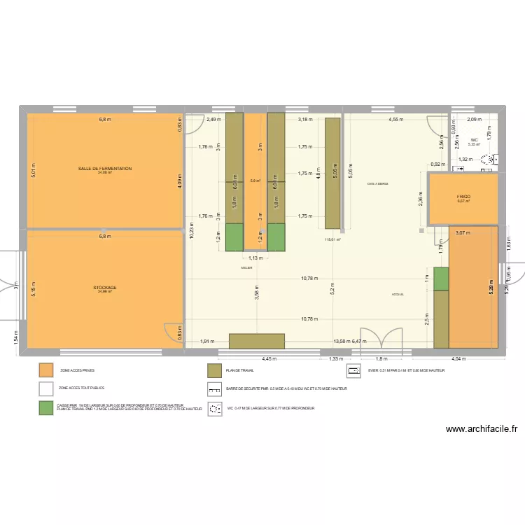 EXEMPLE. Plan de 6 et 206 m² EXEMPLE. Plan de 6 et 206 m²