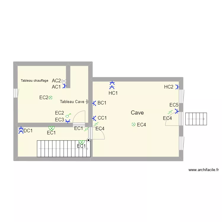Cave. Plan de Cave. Plan de