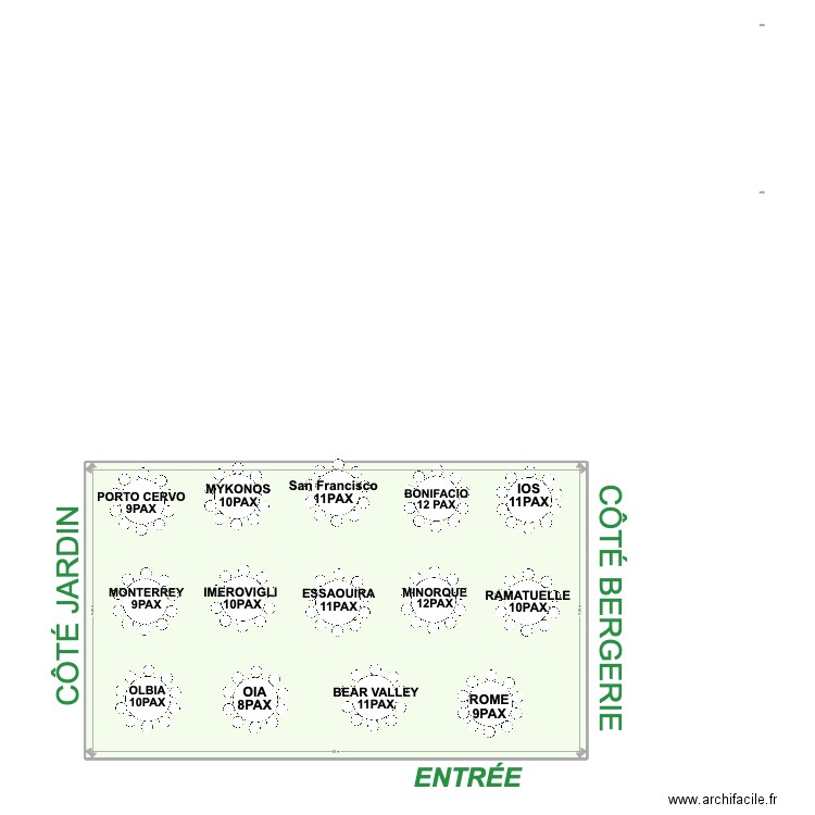 ZOÉ ET VIVIEN 2 POUR MAITRE HOTEL. Plan de 1 pièce et 237 m2