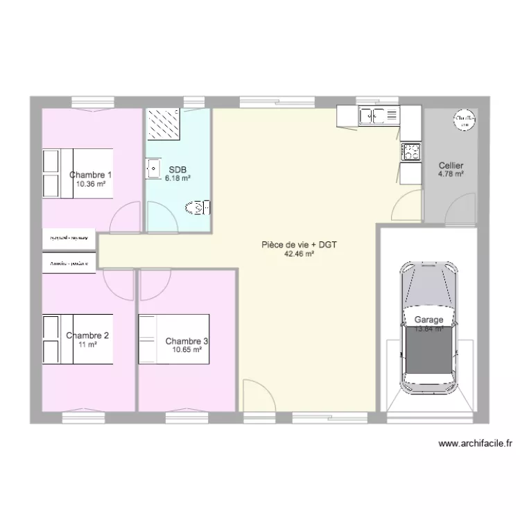 LOUPIAC. Plan de LOUPIAC. Plan de