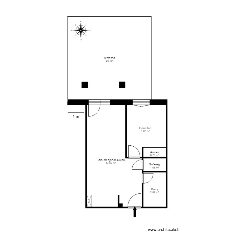 ED RIBAGROSSA ESCALA I AP 105 CANILLO. Plan de 0 pièce et 0 m2