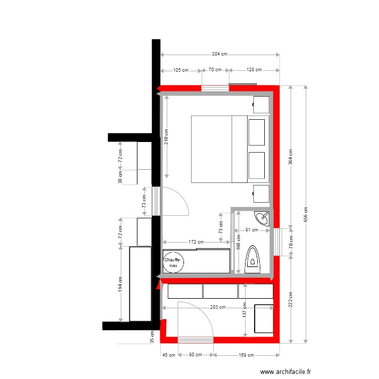 plan 1q4. Plan de 0 pièce et 0 m2