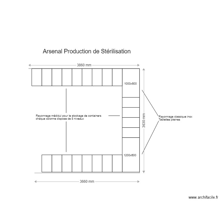 Clinique Jean Lebon Arsenal Sté. Plan de 0 pièce et 0 m2