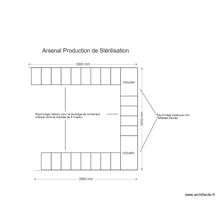 Clinique Jean Lebon Arsenal St&eacute;. Plan de 