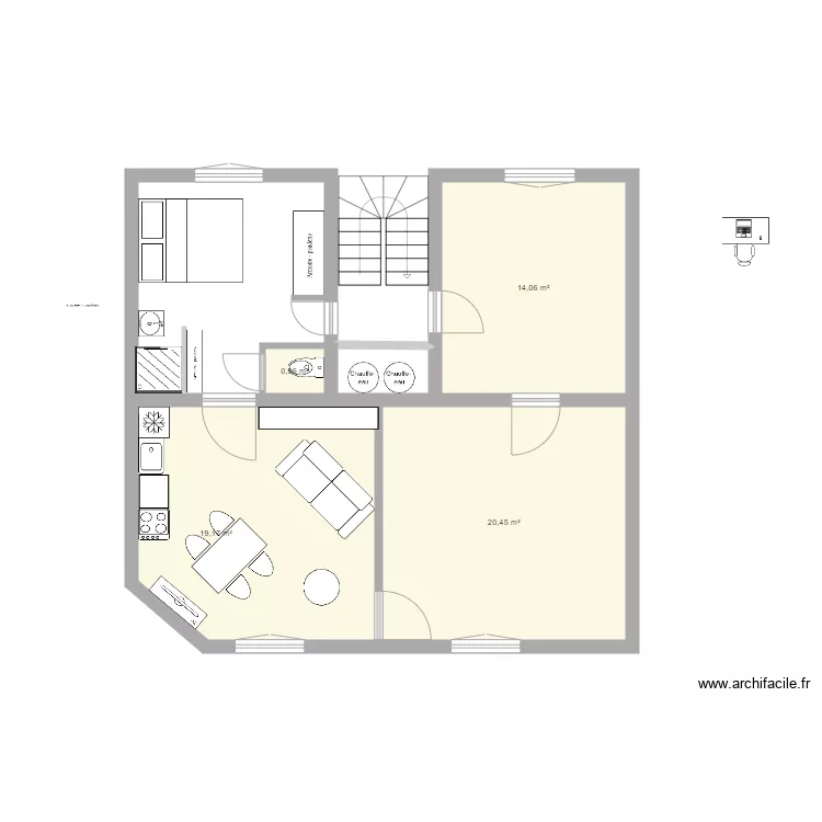 Abbaye 32 Zarbi verriere. Plan de 