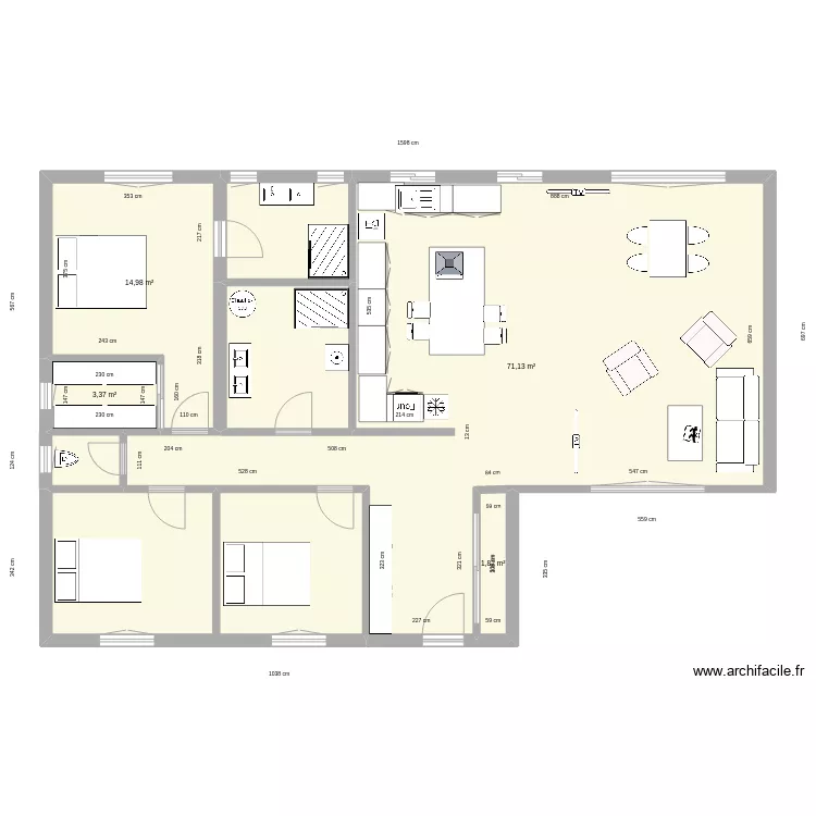 Maison-1-projet ID V2. Plan de 