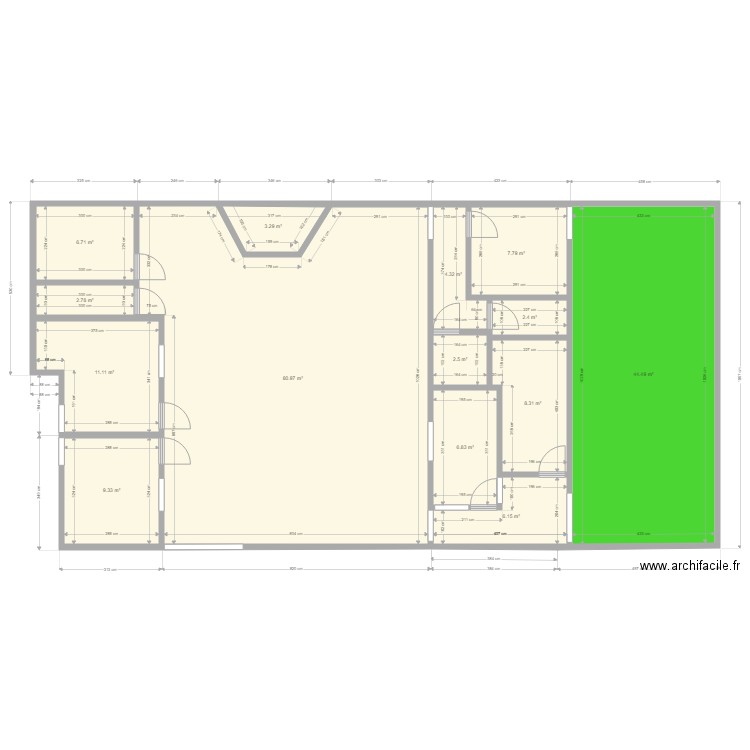 PROJET PARMAIN IV. Plan de 0 pièce et 0 m2