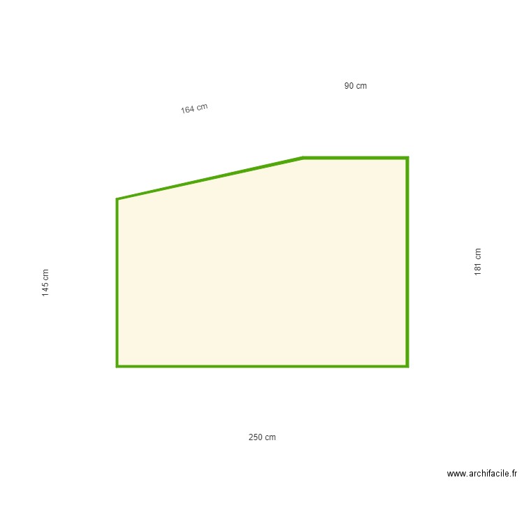 lmoi. Plan de 1 pièce et 4 m2