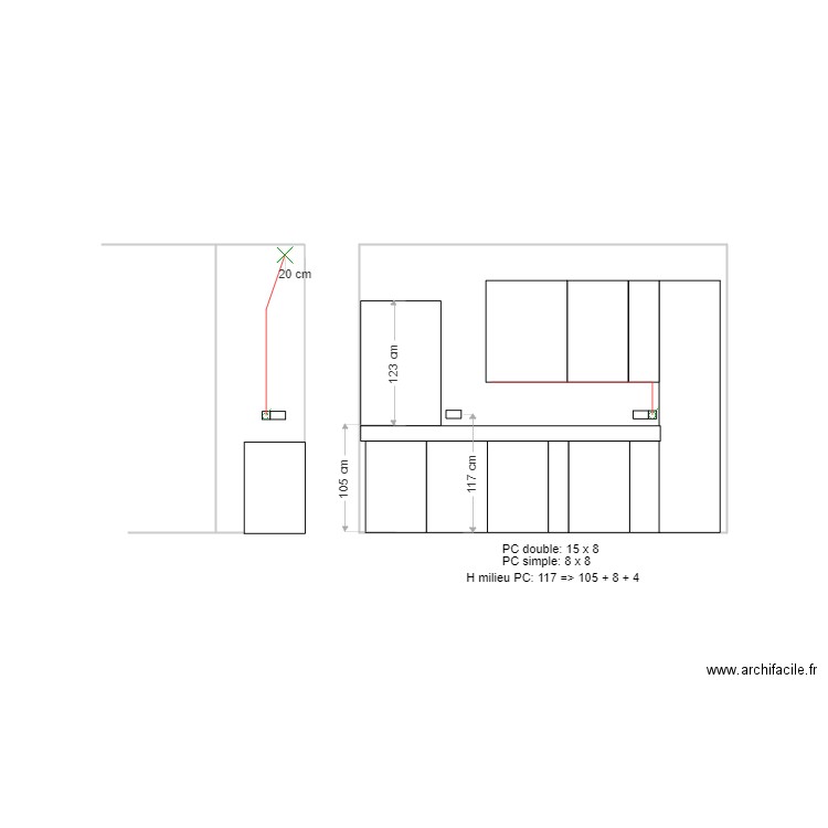 cuisine verneret 17 septembre. Plan de 0 pièce et 0 m2