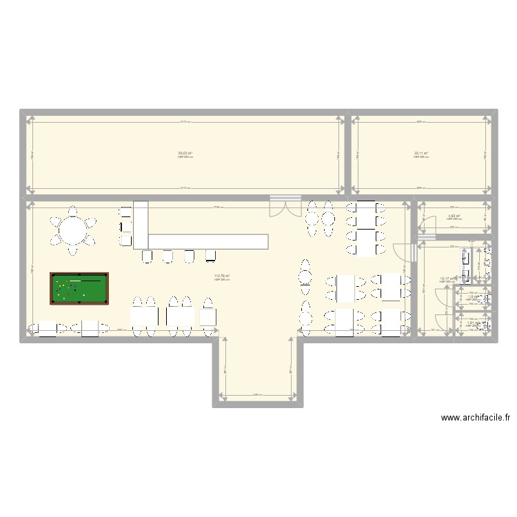 ress. Plan de 7 pièces et 204 m2