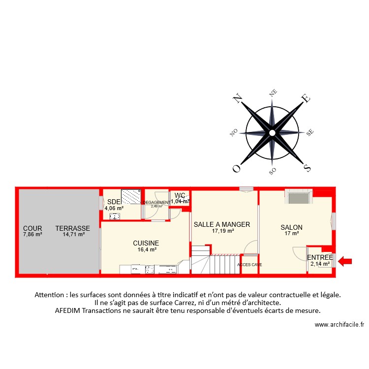 bi 6667 rdc. Plan de 0 pièce et 0 m2