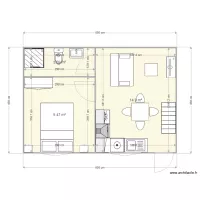 MON MODELE DE MAISON SUR 2 NIVEAUX 30 M2