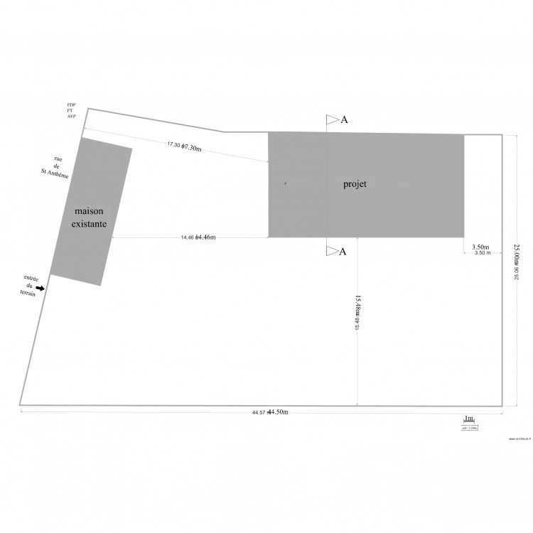 Plan de masse copie sauvegarde. Plan de 0 pièce et 0 m2