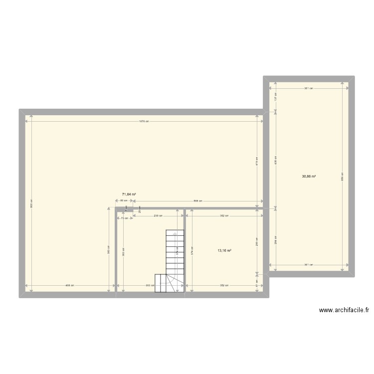 MATHILDE TRIPOTIN. Plan de 3 pièces et 116 m2