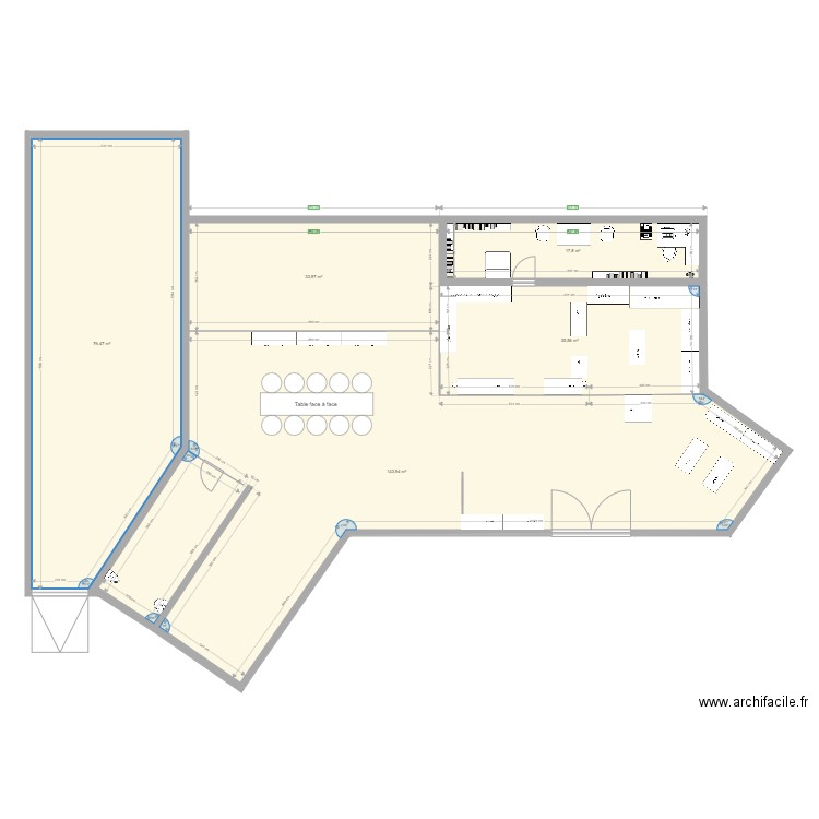 local chateauneuf. Plan de 0 pièce et 0 m2