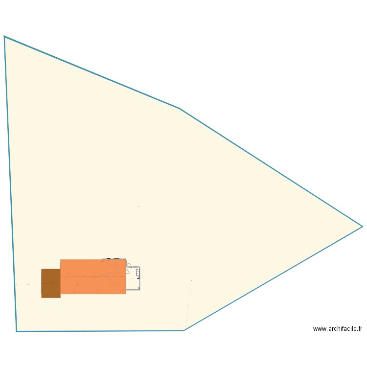 Brefordes essai cloture. Plan de 0 pièce et 0 m2