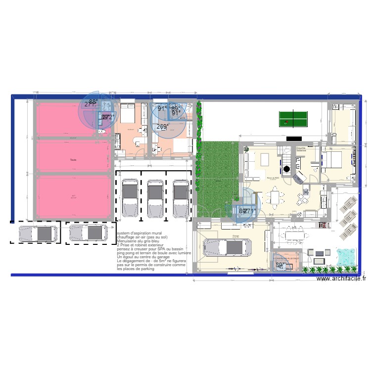 Ma maison à Boylesve 9. Plan de 9 pièces et 279 m2