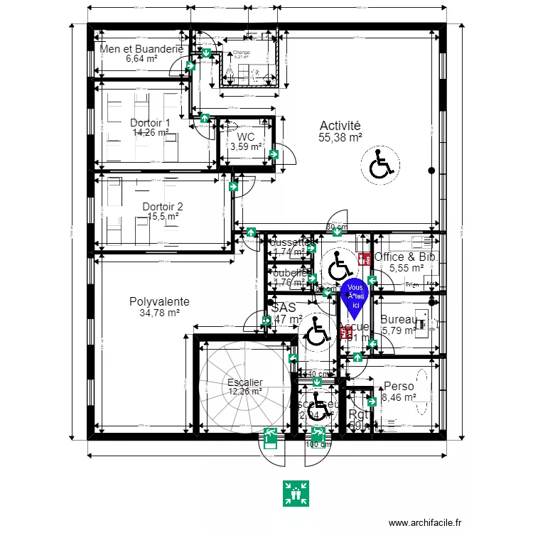 78 VIROFLAY 191 Leclerc Evac 24082022_URBAIN. Plan de 78 VIROFLAY 191 Leclerc Evac 24082022_URBAIN. Plan de