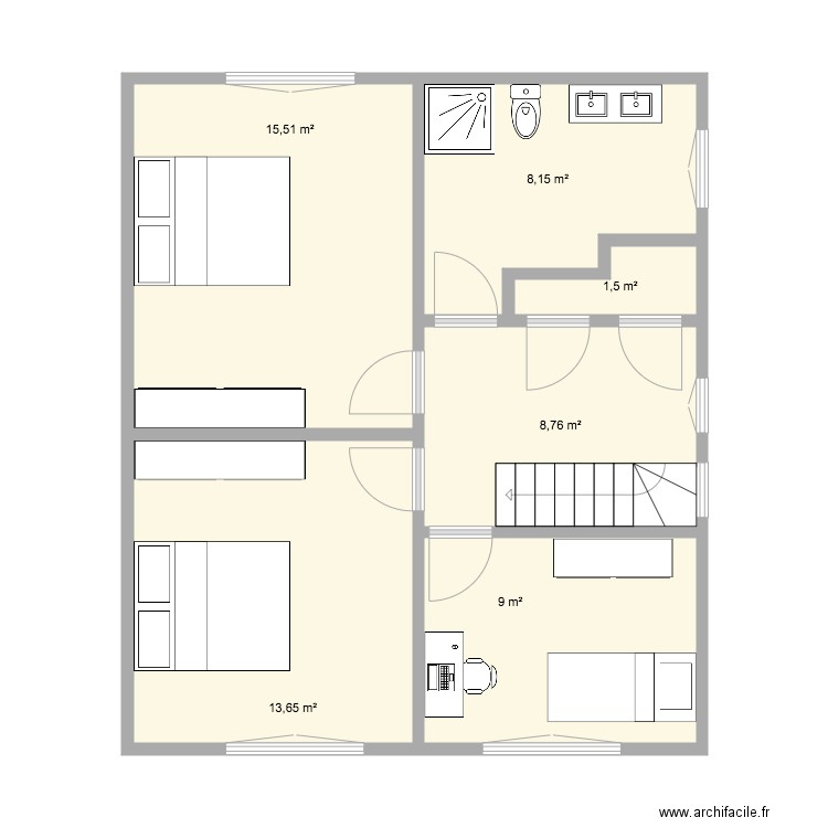 1er gougere . Plan de 0 pièce et 0 m2