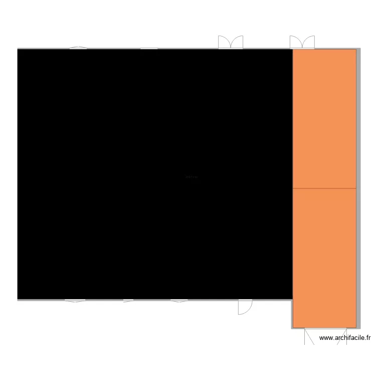 maison malville. Plan de 