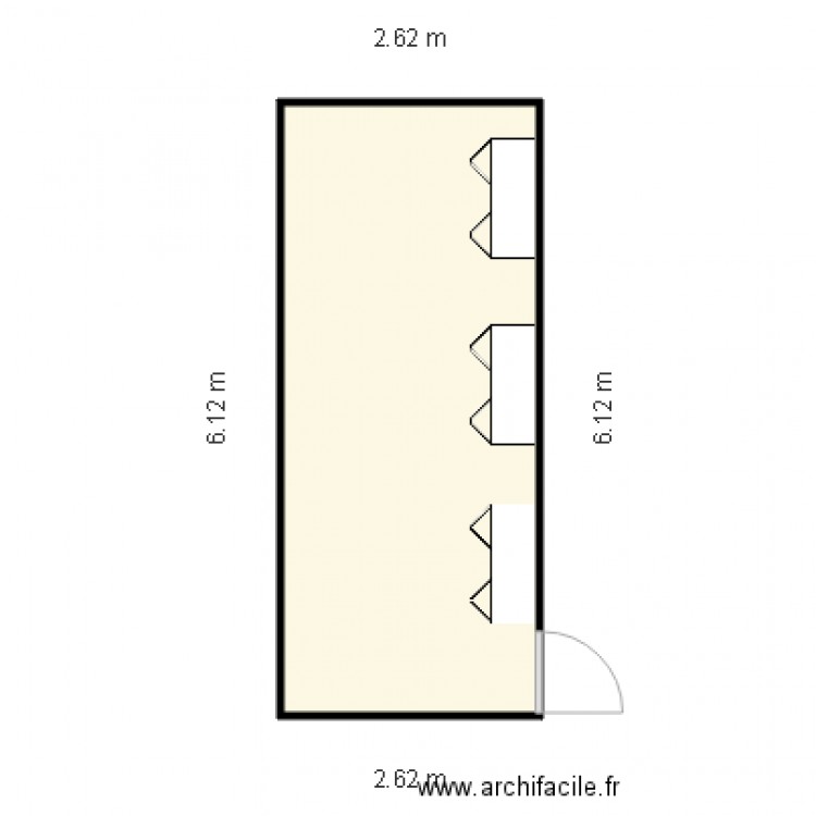 bungalow cd. Plan de 0 pièce et 0 m2