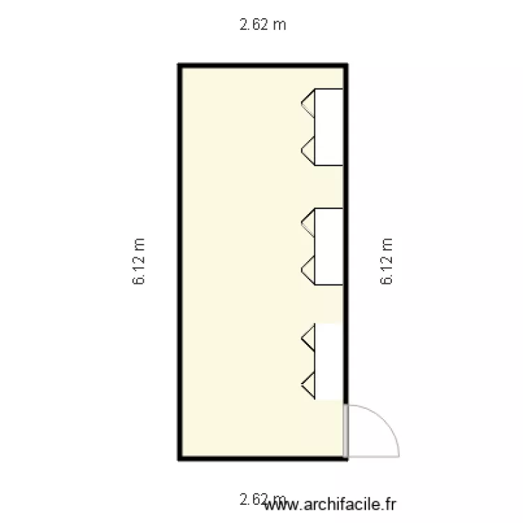 bungalow cd. Plan de 