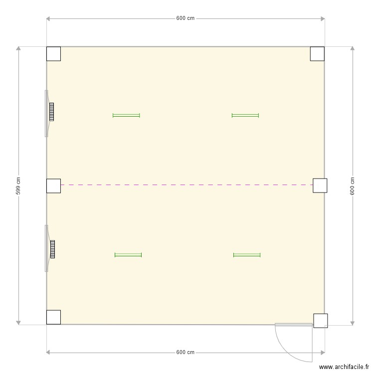 B Construct 600cm x 600cm. Plan de 0 pièce et 0 m2