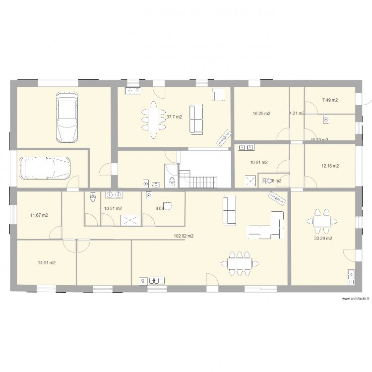 maison delas 3. Plan de 0 pièce et 0 m2