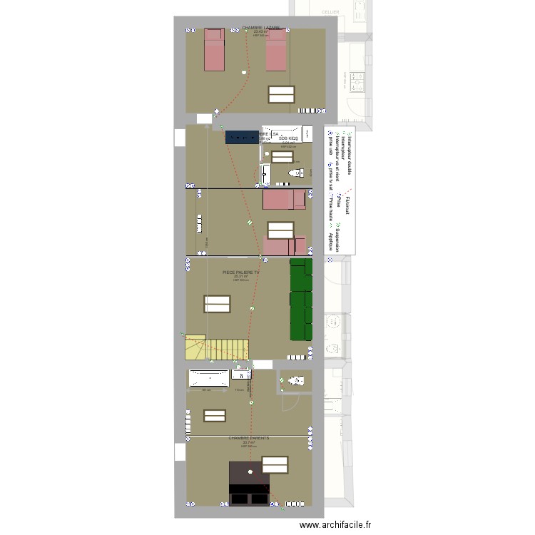 la borde elec. Plan de 0 pièce et 0 m2