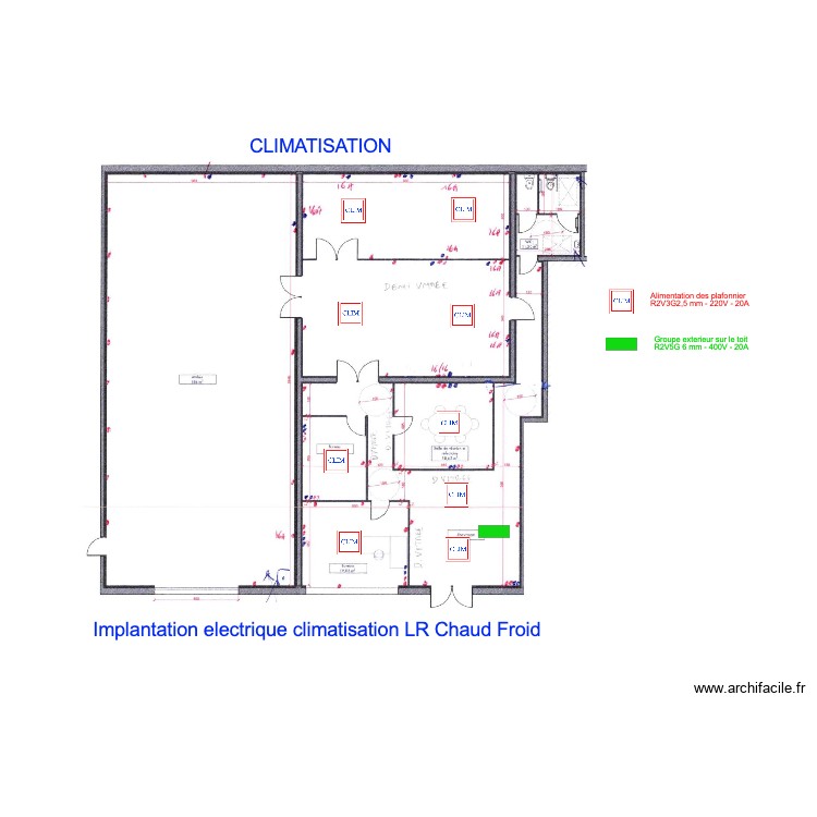 Clim Elec Totocollant. Plan de 0 pièce et 0 m2