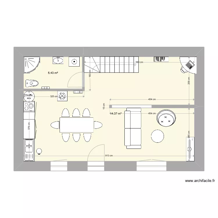 rdc après. Plan de rdc après. Plan de