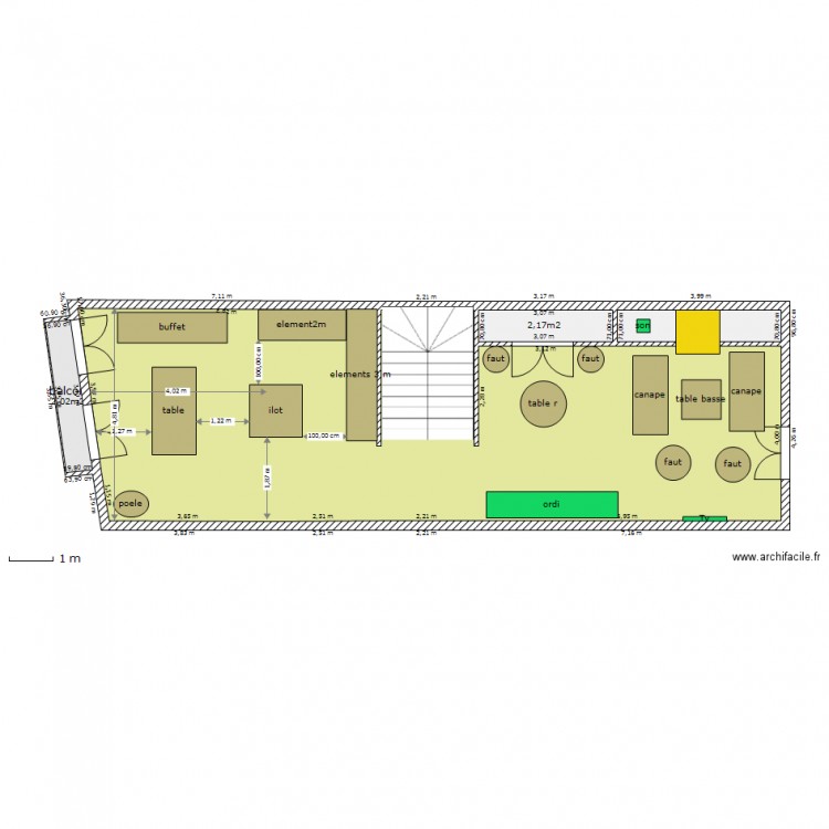 1er 21projet. Plan de 0 pièce et 0 m2