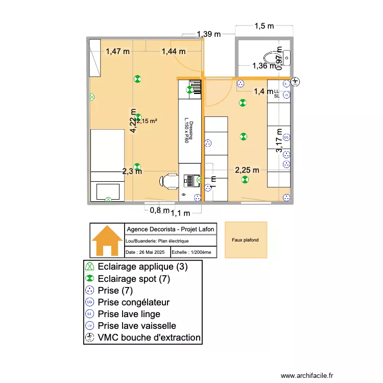 Plan2D_Lou/Buanderie_ELEC. Plan de Plan2D_Lou/Buanderie_ELEC. Plan de