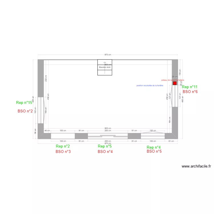 partiesud rez-de-chausséetybois/Jouan. Plan de partiesud rez-de-chausséetybois/Jouan. Plan de