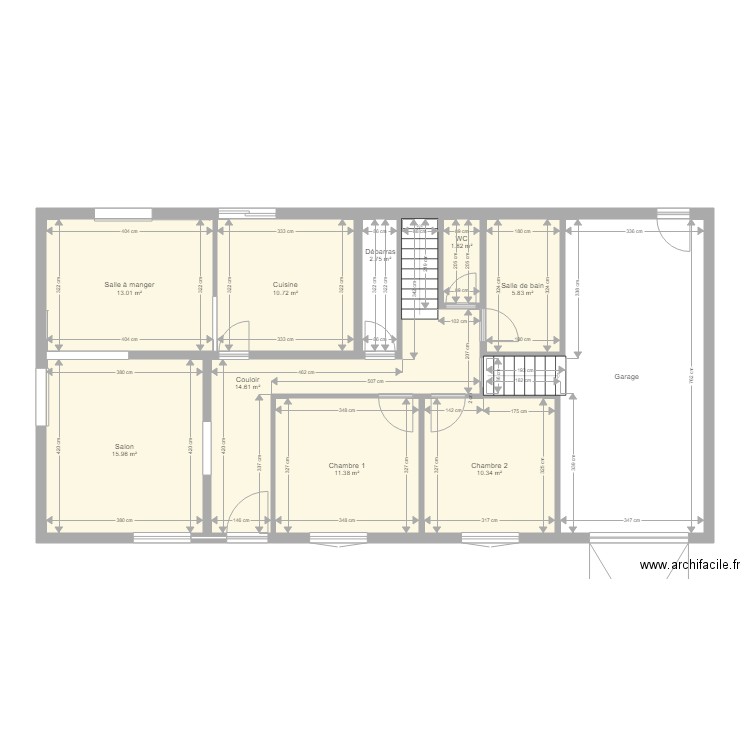 Maison Varennes RDC. Plan de 0 pièce et 0 m2