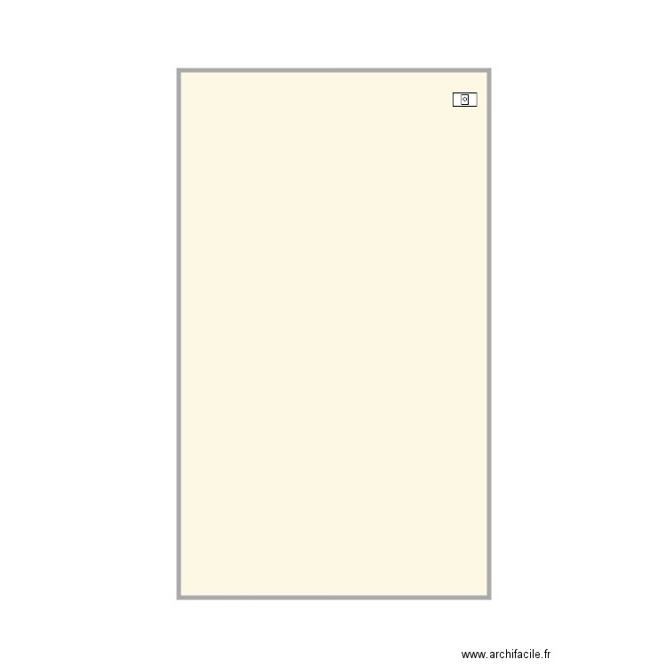 wall 43 1 bedroom 2 dressing plugs X 3. Plan de 0 pièce et 0 m2