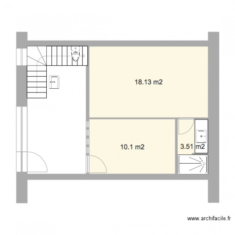 Rez de Jardin Cedric. Plan de 0 pièce et 0 m2