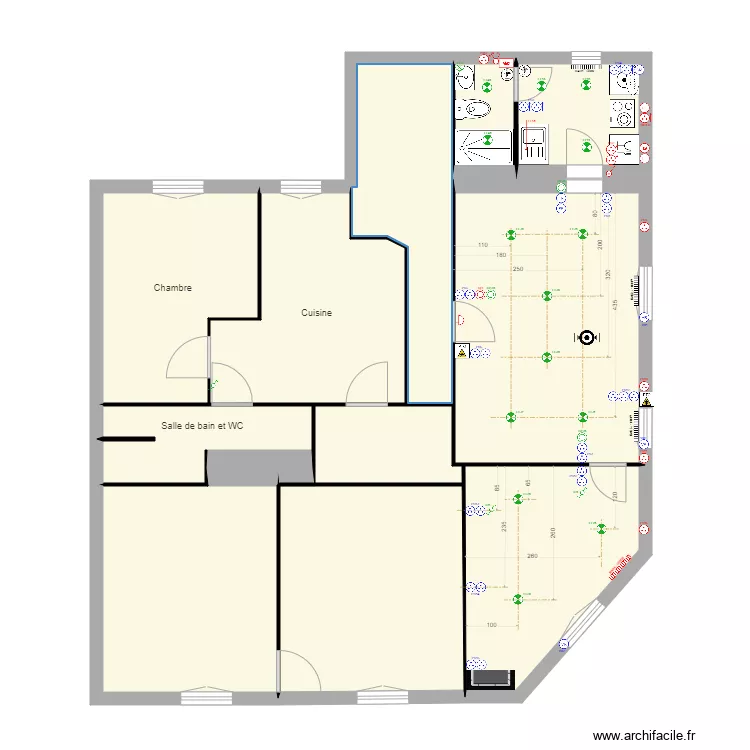 1B 1er &eacute;tage V02. Plan de 