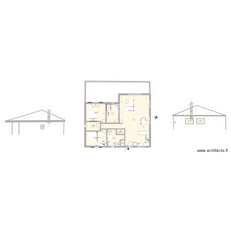 PLAN NU 1. Plan de 0 pièce et 0 m2