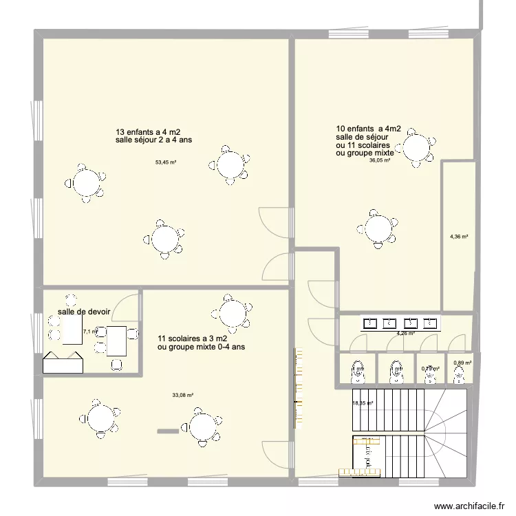 ext creche dude vers 1. Plan de ext creche dude vers 1. Plan de