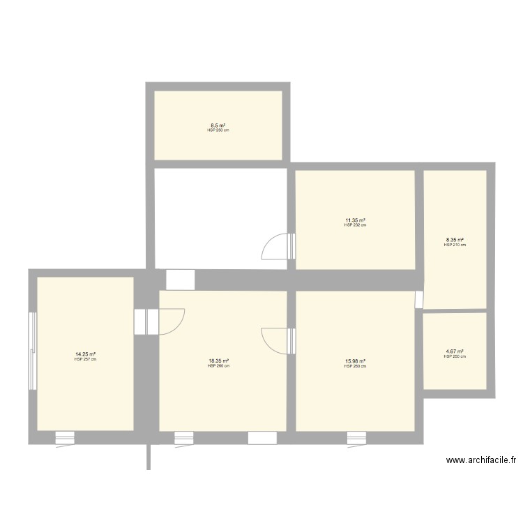 Maison. Plan de 0 pièce et 0 m2