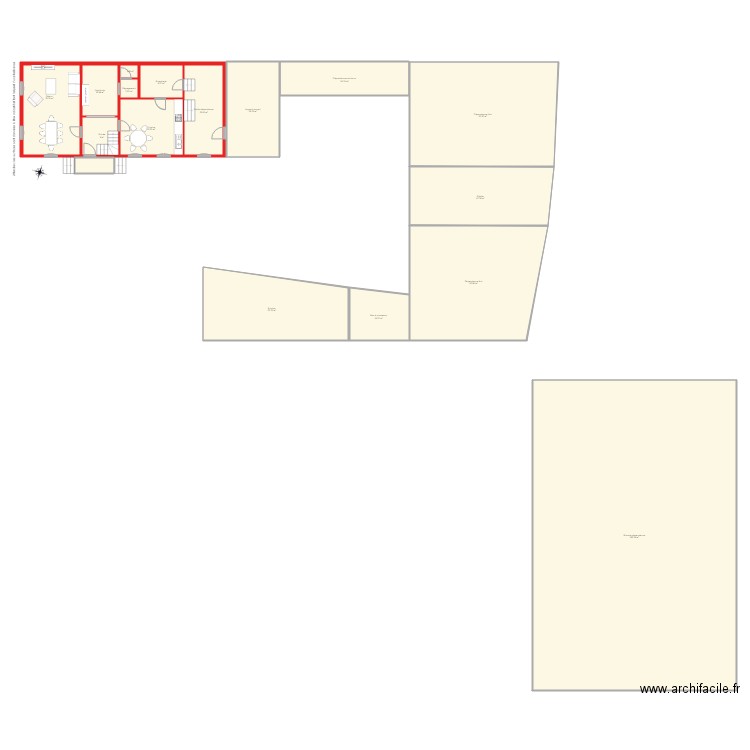 BI 1800 dépendances non côté. Plan de 0 pièce et 0 m2