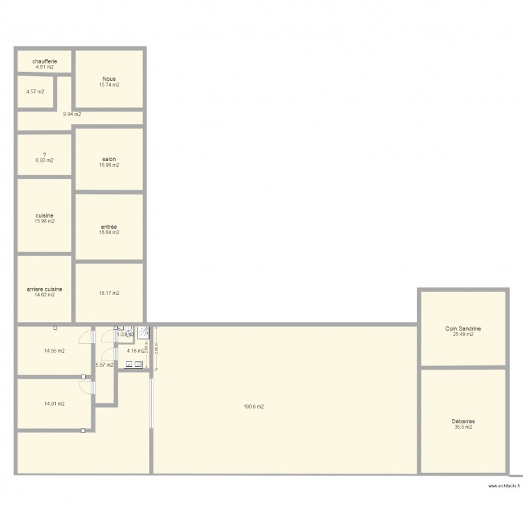 La renarderie. Plan de 0 pièce et 0 m2