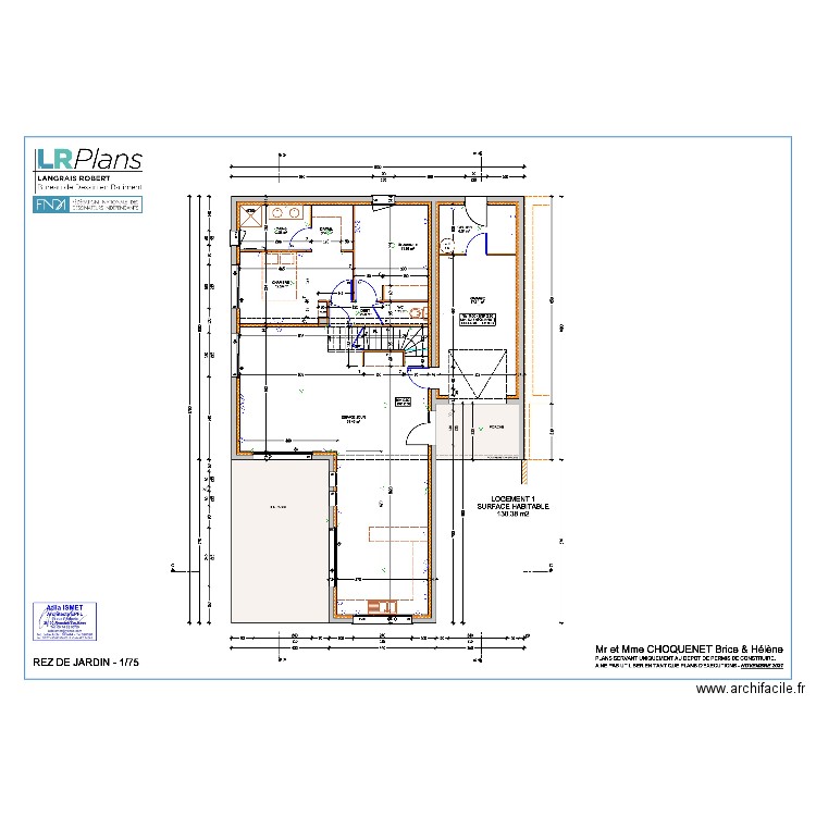 Plan Elec choquenet. Plan de 0 pièce et 0 m2