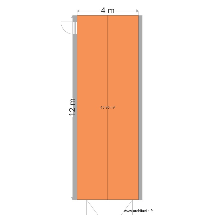 Garage. Plan de 0 pièce et 0 m2